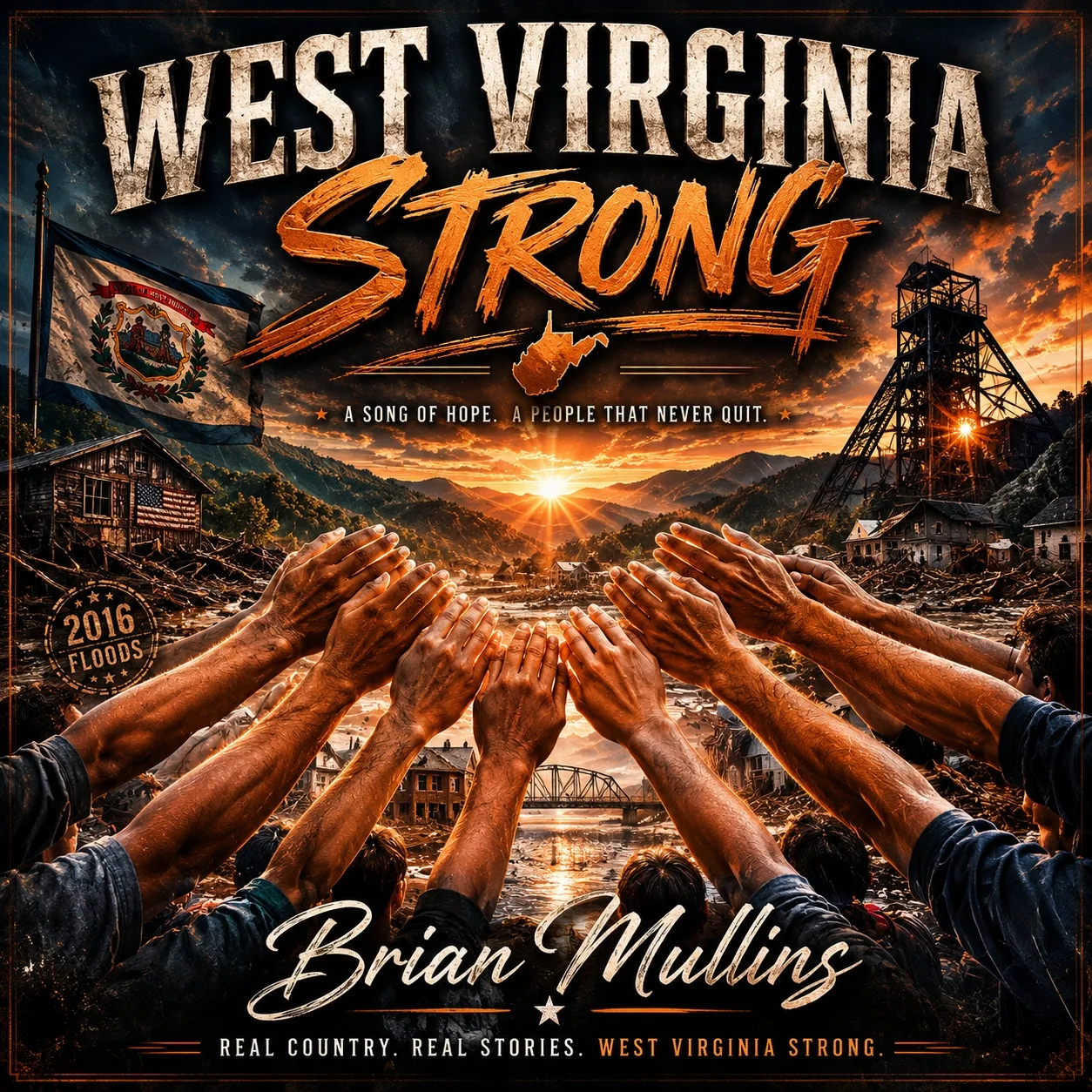Brian Mullins’ “West Virginia Strong” – A Powerful Country Tribute to Resilience, Community, and Hope Artwork of Brian Mullins West Virginia Strong